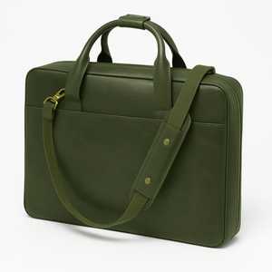 Vintage Leather Mens <b>Laptop</b> <b>Bag</b> OEM Factory Direct Wholesale Briefcase Business Travel Shoulder <b>Tote</b> Handbag LPG-0252 - Product Image 6