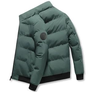 Veste polaire décontractée pour hommes avec logo personnalisé Veste d'hiver respirante à fermeture éclair OEM Veste pour hommes personnalisée du fabricant en gros - Product Image 6