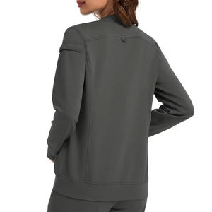 Vêtements de travail infirmiers de haute qualité à la mode en gros, blouses médicales à manches longues extensibles, uniformes, vestes pour femmes - Product Image 3
