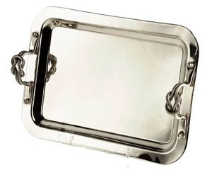 Top Arrival Modern Metal Handicraft Serving <b>Tray</b>-Stylish Organizing Solution for Food Chocolates Candles Decorative Items - Product Image 2