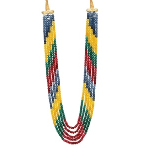 Fabricant par l'Inde Colliers de perles avec cauri et coquillage Diamant et perle Style religieux Corne Matériel pour cadeaux - Product Image 2