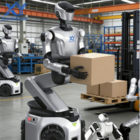 Robot humanoïde : Mouvement à double bras pour l'alimentation des pièces automobiles et le tri en e-commerce avec une portée de ±180° °   Couverture complète de la taille et de la taille haute