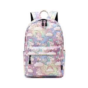 Élégant léger imperméable respirant en nylon enfants sacs d'école thèmes de personnages de dessins animés confortable ajustement pour garçons filles école - Product Image 2