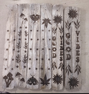 Quemador de Incienso de Sándalo con Acabado Antiguo Único para Varillas - Porta Incienso Indio Ecológico para Hogares y Hoteles - Mejora los Espacios - Product Image 2