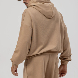 Sudaderas con capucha de lana orgánica para hombre, sudadera 100% de algodón para hombre con capucha, sudadera lavada personalizada para hombre, sudadera informal con capucha, sudaderas con capucha de gran tamaño - Product Image 5