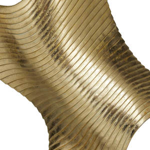 Diseño Irregular estilo moderno hecho a mano escultura de Metal chapado en oro para el hogar Hotel Decoración de mesa de boda para cumpleaños Diwali - Product Image 3