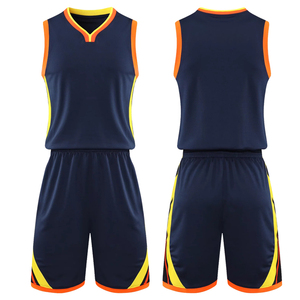 Uniforme de baloncesto sublimado para hombre personalizado al por mayor de fábrica diseño 100% poliéster hecho uniforme de baloncesto - Product Image 2