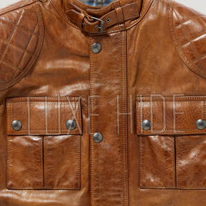 แจ็กเก็ตมอเตอร์ไซด์ของผู้ชายเสื้อแจ็กเก็ตมอเตอร์ไซด์สำหรับฤดูหนาวผลิตตามสั่ง - Product Image 5