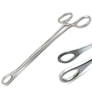 Wholesale Supplier Top Quality Forester Sponge Surgical Steel Forceps 6.5 Inch Long 13mm Round Head For Medical purposes