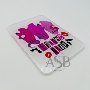 Tuiles à cils en acrylique personnalisables pour Halloween, vente en gros, pinces ovales, design durable, tuiles à cils circulaires personnalisées, citrouille effrayante - Product Image 5