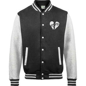 Custom Hip Hop Plus Size Letterman Varsity Jacket with Stand Collar <b>Winter</b> Quality Wool Sleeve - Product Image 2