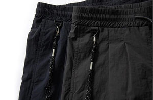 Customized Mid Waist Flared Nylon <b>Joggers</b> Pant for <b>Men</b> Distressed High Quality <b>Baggy</b> Wide Leg Track Pants - Product Image 3