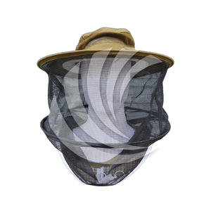 Voile d'apiculteur respirant avec chapeau pour la sécurité des apiculteurs dans les environnements apicoles Voile d'apiculture en maille durable - Product Image 4