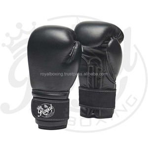 Guantes de boxeo de cuero genuino de alta calidad personalizados etiqueta privada equipo de artes marciales profesional para niños tamaños 6oz 8oz guantes de boxeo - Product Image 3