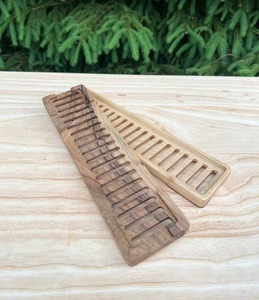 CRESCENT CRAFTS Jabonera Grande de Madera Pulida, Moderna, Geométrica, Hecha a Mano, Ecológica y Resistente al Agua para Baño y Cocina - Product Image 5