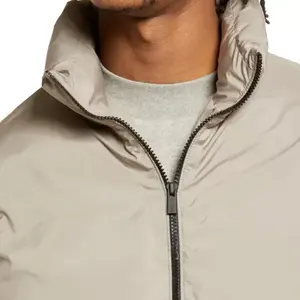 Chaqueta de Plumón de Invierno para Hombre de Alta Calidad, con Cierre, Acolchada, Gruesa, Holgada, Estilo Puffer - Product Image 4