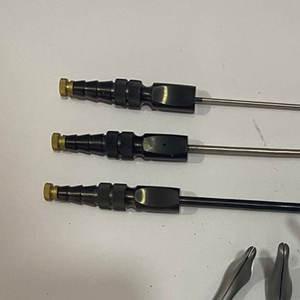 Espéculo Nasal Tubos de succión recubiertos de negro Acero inoxidable 6 piezas Juego de instrumentos quirúrgicos Manual CE Certificado Calidad alemana - Product Image 3