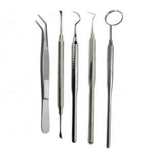 Kit d'instruments dentaires de qualité supérieure Outils de nettoyage des dents avec miroir buccal Kit d'outils d'examen dentaire - Product Image 1