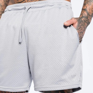 2023 vente en gros été taille élastique Logo personnalisé hommes shorts de gym course Nylon Polyester maille Shorts de plage pour hommes - Product Image 6