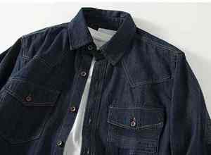 Ventes en gros en Europe et en Amérique, vestes en jean personnalisées avec logo, vestes en jean unies personnalisées, effet délavé, effet acide, vente chaude 2024, veste en jean pour hommes - Product Image 2