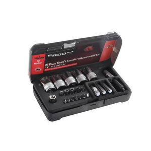 Jeu de douilles et embouts Torx Facom 21 pièces 1/4'' et 1/2'' - Jeu d'embouts et douilles de haute qualité - Product Image 2