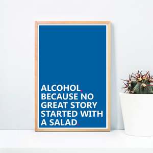 Impresión de Arte Abstracto Minimalista en Papel, Serie de Tinta de Alcohol, No Hay una Gran Historia que Comenzó con... - Product Image 2