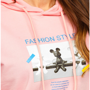 Ropa de calle de peso pesado de alta calidad 100% algodón negro línea Etiqueta de gran tamaño transpirable Puff estampado de punto Sudaderas con capucha y sudaderas - Product Image 5