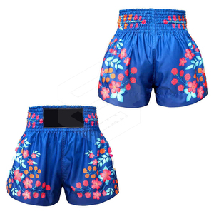 Pantalones Cortos de Muay Thai para Hombre Hechos a Medida, Cintura Elástica, para Adultos, Ligeros, Transpirables, con Estampado Digital Sólido - Product Image 6