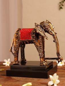 รูปปั้น dhoopdhani ทองเหลืองหรูหรารูปปั้นตกแต่งด้วยมือสำหรับบ้านสำนักงานโต๊ะศิลปะทางจิตวิญญาณ - Product Image 2