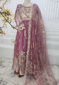 Shalwar Kameez Ladies New Collection Vestido de fiesta Fancy Wear Pakistani Shalwar Kameez Bridal Wear Bordado Boutique Dress Suit - Product Image 3