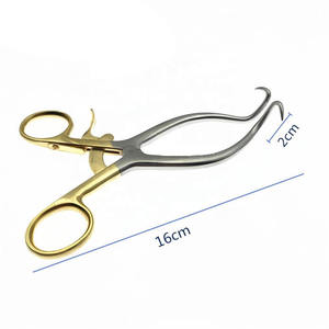 Gelpi Retractor pediátrico 2 garras, acero inoxidable de autorretención de 3,5 "con puntas afiladas e instrumentos quirúrgicos con mango Holden - Product Image 2