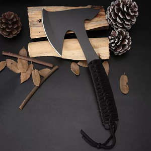 Hacha Táctica de Supervivencia para Campamento, Portátil, Pequeña, de Acero con Alto Contenido de Carbono, con Parte Trasera Plana, con Logotipo Personalizado - Product Image 2