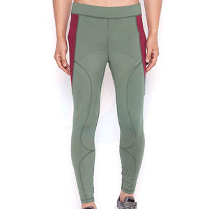 กางเกงเลกกิ้งผู้ชายผ้าสแปนเด็กซ์/ ผ้าโพลีเอสเตอร์แห้งเร็วสไตล์ลำลองระบายอากาศแฟชั่นผลิตในปากีสถาน - Product Image 1