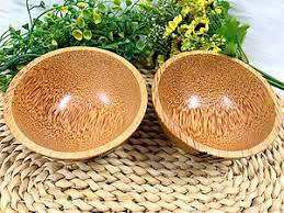 Bol en bois de coco doré de qualité supérieure pour une cuisine artisanale et raffinée - Product Image 5