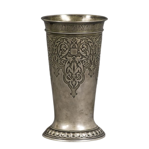 Jarrón de Trompeta de Aluminio Fundido de Peltre de Alta Calidad, Diseño Cónico, Decoración Metálica para el Hogar, Centro de Mesa Floral para Decoración de Bodas - Product Image 3