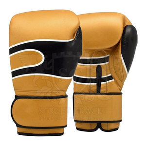 Guantes de Boxeo Profesionales STREET GRACE Hechos a Medida, de Cuero PU, Secado Rápido, Transpirables, para Adultos, para Entrenamiento de Combate - Product Image 1