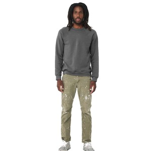 Bella toile unisexe éponge pull 100% coton polaire col rond haute qualité 300GSM sweat - Product Image 4