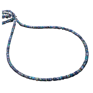 ลูกปัดทรงเหลี่ยมเพชรพลอยสีดำแบบเอธิโอเปียนธรรมชาติสำหรับทำเครื่องประดับลูกปัดแฟชั่นขายส่ง - Product Image 5