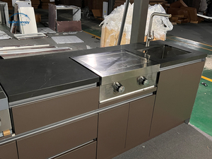 <span class=keywords><strong>Design</strong></span> di Lusso Personalizzato per Cucine Esterne, Isola BBQ Impermeabile in Acciaio Inossidabile - Product Image 6