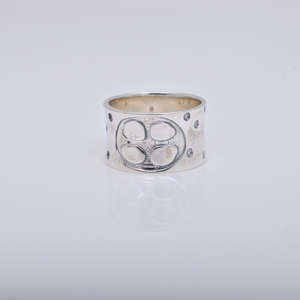 Anillo de mujer de Plata de Ley 925 hecho a mano indio incrustaciones de ajuste de bisel de forma redonda para boda o fiesta - Product Image 3