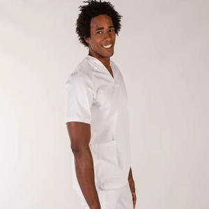 Logo personnalisé femmes Spandex respirant à manches longues soins infirmiers gommage ensembles écologique décontracté hôpital uniformes dessinés à la main pour - Product Image 4