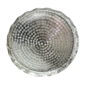 <b>Marvelous</b> Design Table <b>Decor</b> Food Serving Tray High Quality Made of Metal Serving Tray by KHOOSI OVERSEAS From India - Product Image 5