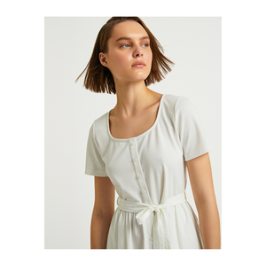 Falda Casual de Algodón con Detalle de Botones BGN Top Jarse Bottom, Procedente de Turquía - Product Image 5