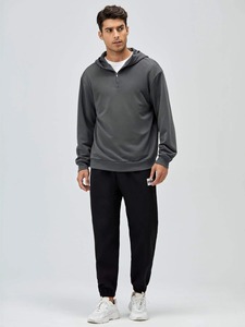 Sweatshirts à capuche en molleton de coton épais personnalisés OEM Sweatshirts à capuche épais GSM de haute qualité pour hommes - Product Image 4