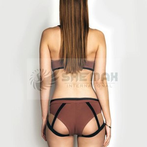 ชุดเต้นรำแบบเสาสำหรับเด็กหญิงและสตรีผ้ายืดด้านบนและด้านล่างออกแบบมาสำหรับฝึกซ้อมและแข่งขัน - Product Image 6