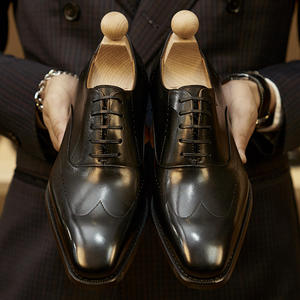 Luxury Crocodile Texture Formal Shoes with High End Craftsmanship and Arch Support Business Shoes for Men Leather Shoes - Product Image 2