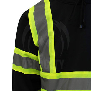 Hot Bán 2025 Phản Quang Polyester Thoáng Khí Người Đàn Ông Của Hoodies Giá Cả Hợp Lý An Toàn Bảo Hộ Lao động - Product Image 5