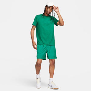 T-shirts décontractés d'été pour hommes, style personnalisé, légers, respirants, à séchage rapide, à manches courtes, en polyester/coton, couleur unie - Product Image 4