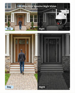 كاميرا مراقبة IP لاسلكية ثنائية العدسة بدقة 4K مع خاصية التحكم عن بعد للاستخدام الداخلي/الخارجي مع تنبيهات الصوت والحركة ورؤية ليلية - Product Image 4