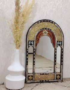 Espejos Vintage de lujo personalizados, Blanco reina marroquí, espejo de Venta caliente decoración de lujo espejo veneciano Vertical de cristal antiguo - Product Image 1